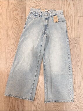 NWT 005D90003 Levi's middy wide leg ankle jeans